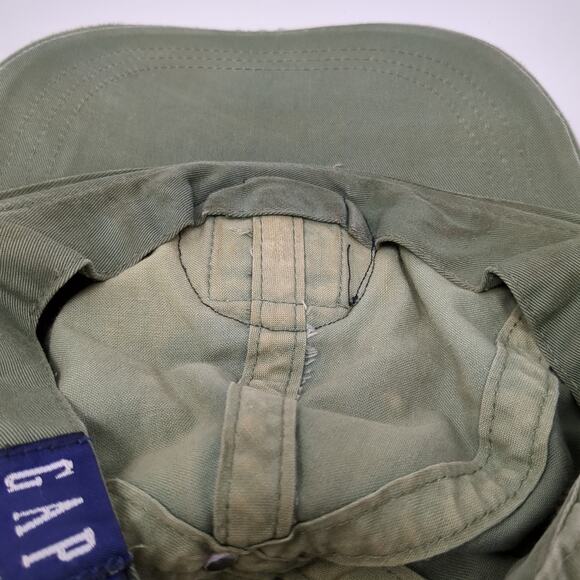 Sun Slideback Baseball Cap Green One Size Adjustable Embroidered 6 Panel Gap - Picture 8 of 9